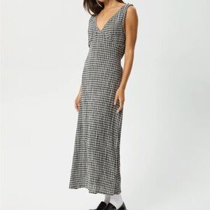AFENDS Asta Seersucker Maxi Dress